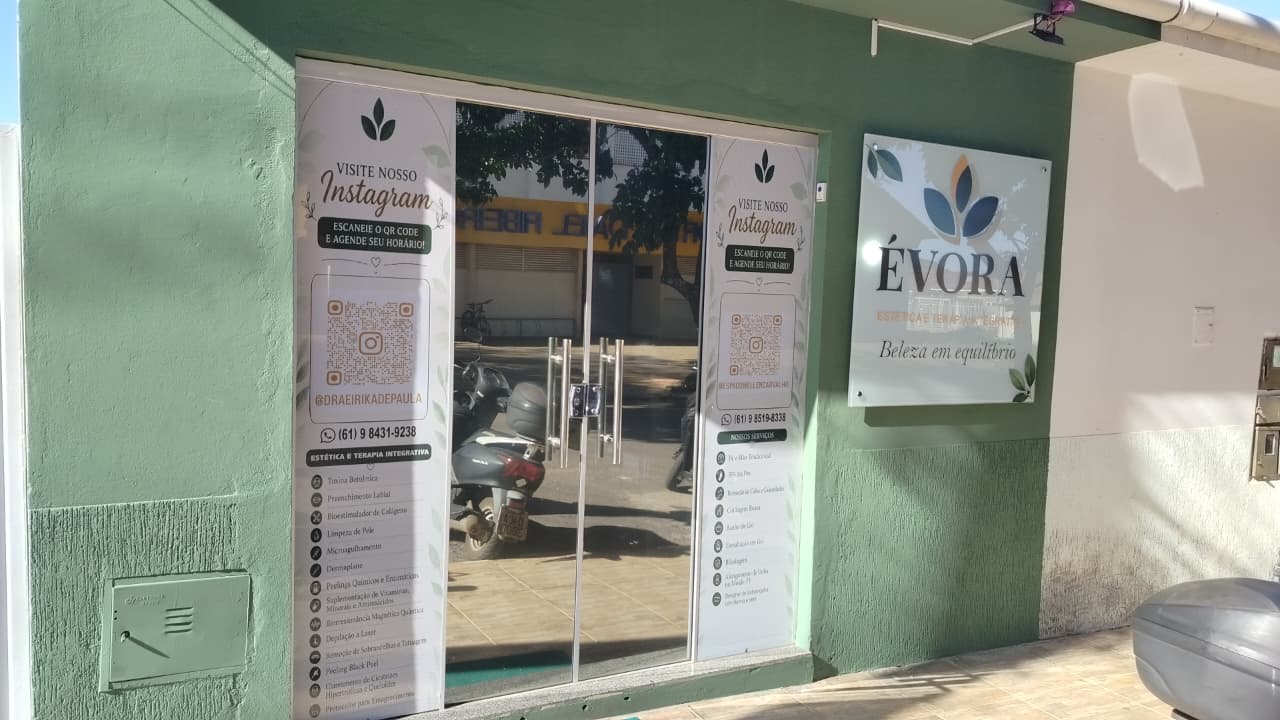 Fachada da Évora Estética e Terapia Integrativa